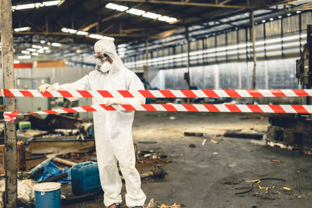 Professional Biohazard technician working in Summerville, SC